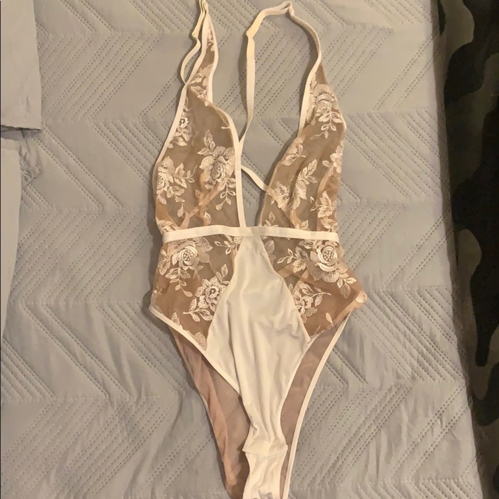 Lingerie bodysuit.